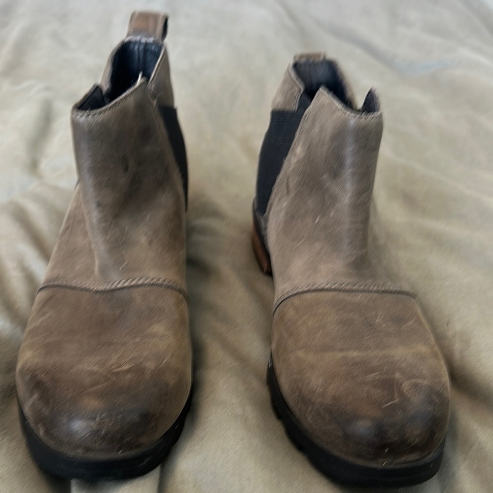 Sorel Brown Ankle Boots